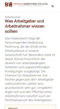 Mobile Screenshot of anwaltarbeitsrecht.com